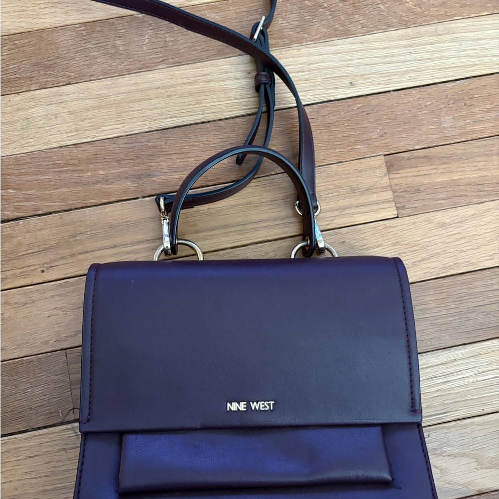 Nine West Dark Purple Crossbody Bag